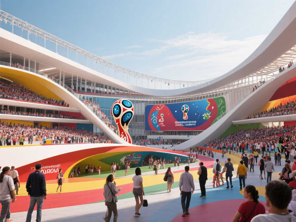 世界杯球迷村落成,百万游客即将涌入 世界杯球迷村落成,百万游客即将涌入